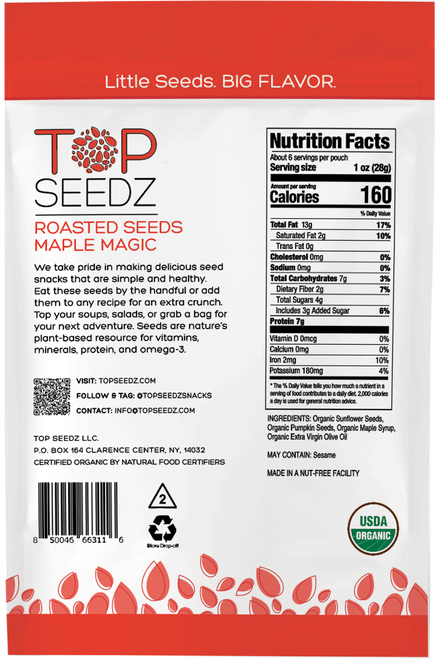 Top Seedz Magic Maple Roasted Seeds